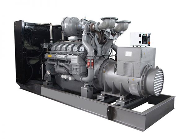 open type 50Hz 1100kw 1375kva Mitsubishi S12R-PTA2-C engine diesel generator set