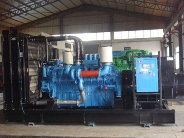open type 50Hz 1240kw 1550kva MTU 12V4000G23 engine diesel generator set