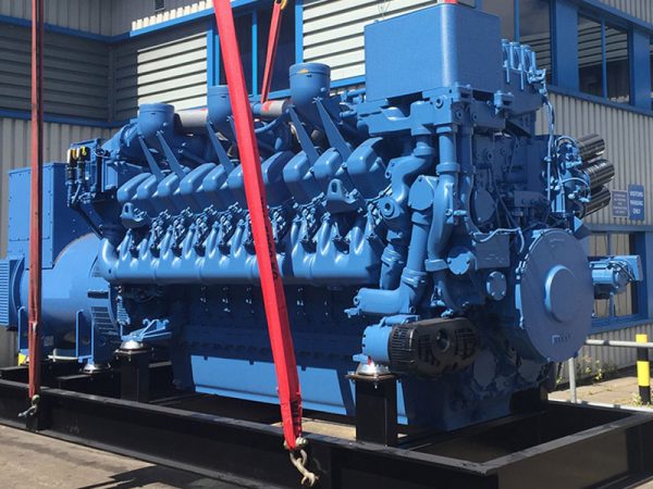 open type 60Hz 2760kw 3450kva MTU 20V4000G83 engine diesel generator set